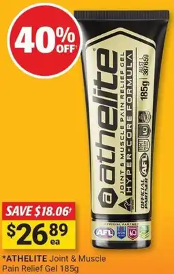 Cincotta Chemist ATHELITE Joint & Muscle Pain Relief Gel offer