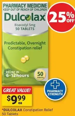 Cincotta Chemist DULCOLAX Constipation Relief offer