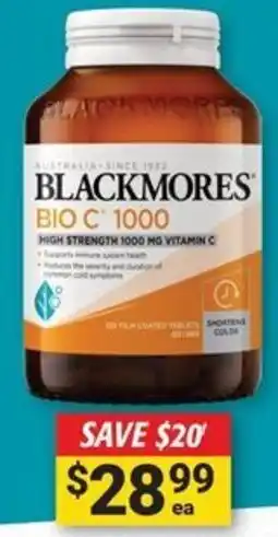 Cincotta Chemist Blackmores BioC 1000 offer