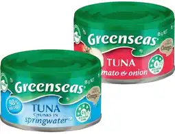 IGA Greenseas Tuna 95g Selected Varieties offer