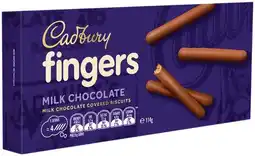 IGA Cadbury Cookies 156g, Fingers 114g or Freddo Milk Chocolate Biscuits 167g Selected Varieties offer