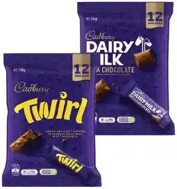 IGA Cadbury Share Pack 120β180g Selected Varieties offer