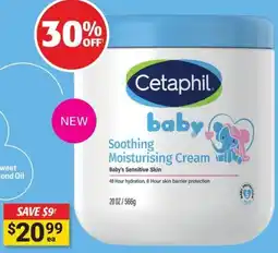Cincotta Chemist Cetaphil Soothing Moisturising Cream offer