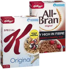 IGA Kellogg’s All Bran Original 530g or Special K Original 500g offer