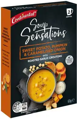 IGA Continental Soup Sensations 2 Serve Selected Varieties offer