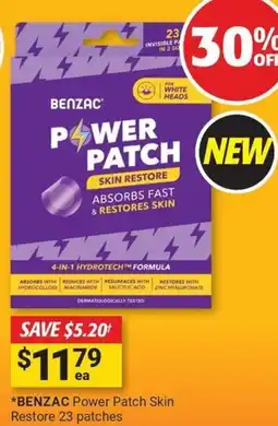 Cincotta Chemist Benzac power patch skin restore offer