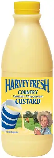 IGA Harvey Fresh Vanilla Custard 1 Litre offer