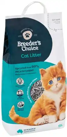 IGA Breeder’s Choice Cat Litter 15 Litre offer
