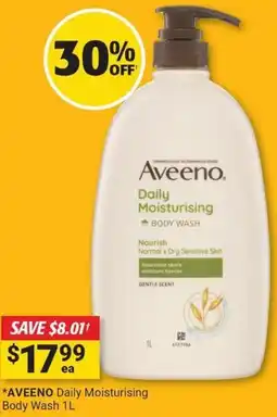 Cincotta Chemist Aveeno daily moisturising body wash offer