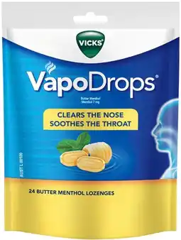 IGA Vicks VapoDrops 24 Pack Selected Varieties offer