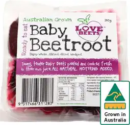 IGA Australian Love Beets Baby Beetroot 250g offer