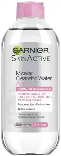 IGA Garnier Skin Active All in 1 Micellar Cleansing Water 400mL offer