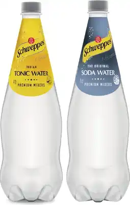 IGA Schweppes Mixers 1.1 Litre Selected Varieties offer