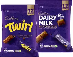 IGA Cadbury Share Pack 120β180g Selected Varieties offer