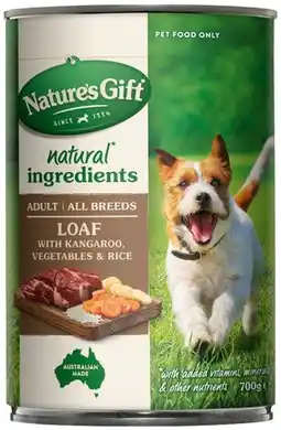 IGA Nature’s Gift Wet Dog Food 700g Selected Varieties offer