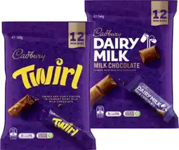 IGA Cadbury Share Pack 144β180g Selected Varieties offer