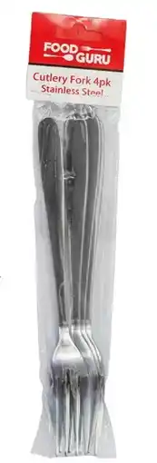 IGA Food Guru Stainless Steel Cutlery 4 Pack offer