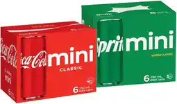 IGA Coca-Cola, Sprite, Fanta, Mount Franklin Lightly Sparkling or Deep Spring 6x250mL Selected Varieties offer