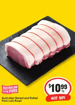 IGA Australian Boned and Rolled Pork Loin Roast offer
