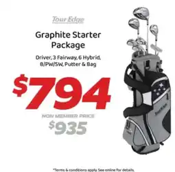 Drummond Golf Tour Edge Graphite Starter Package offer
