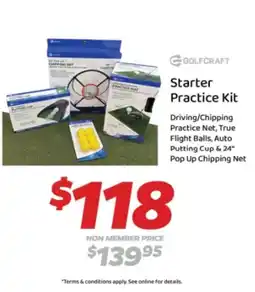Drummond Golf Golfcraft Starter Practice Kit offer