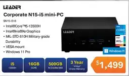 Leader Computers Leader Corporate N15-i5 mini-PC offer