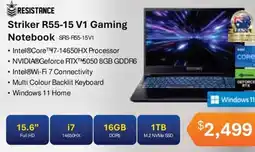 Leader Computers Resistance Striker R55-15 V1 Gaming Notebook offer