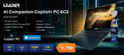 Leader Computers Leader Al Companion Copilot+ PC 6C2 offer