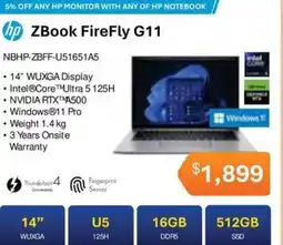 Leader Computers hp ZBook FireFly G11 offer