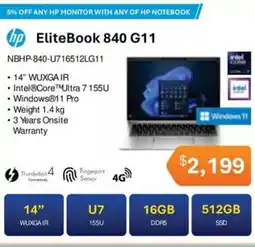 Leader Computers hp EliteBook 840 G11 offer