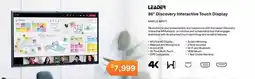 Leader Computers Leader 86" Discovery Interactive Touch Display offer