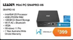 Leader Computers Leader mini pc sn4pro-v6 offer