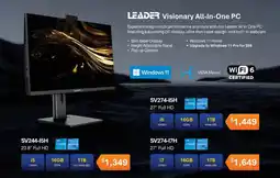 Leader Computers Leader Visionary All-In-One PC SV274-15H offer