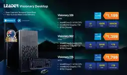 Leader Computers Leader Visionary Desktop Visionary 326 offer
