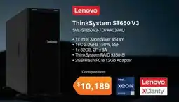 Leader Computers Lenovo ThinkSystem ST650 V3 SVL-ST650V3-7D7AA037AU offer