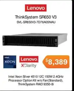 Leader Computers Lenovo ThinkSystem SR650 V3 offer