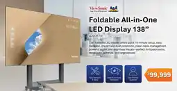 Leader Computers ViewSonic Foldable All-in-One LED Display 138" offer