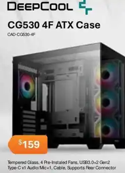 Leader Computers Deepcool CG530 4F ATX Case offer