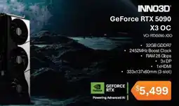 Leader Computers INNO3D GeForce RTX 5090 X3 OC offer