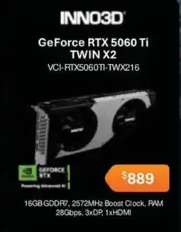 Leader Computers INNO3D GeForce RTX 5060 Ti TWIN X2 offer