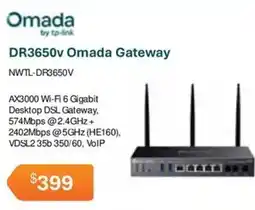 Leader Computers DR3650v Omada Gateway offer