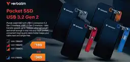 Leader Computers Verbatim Pocket SSD USB 3.2 Gen 2 1TB offer