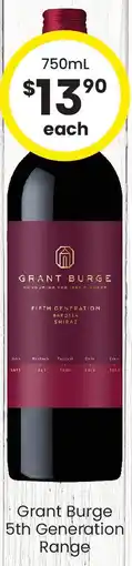 The Bottle O Grant Burge 5th Generation offer