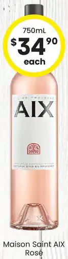 The Bottle O Maison Saint AIX Rosé offer