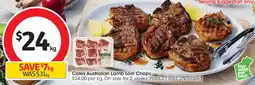 Coles Coles Australian Lamb Loin Chops offer