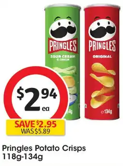 Coles Pringles Potato Crisps offer