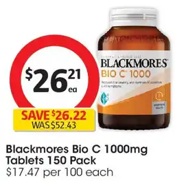 Coles Blackmores Bio C 1000mg offer