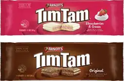 Coles Arnott's Tim Tam Biscuits 165g-200g offer