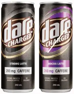 Coles Dare Charged Iced Coffee 240mL offer