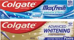 Coles Colgate Advanced Tartar & Whitening or Max Fresh Toothpaste 115g offer